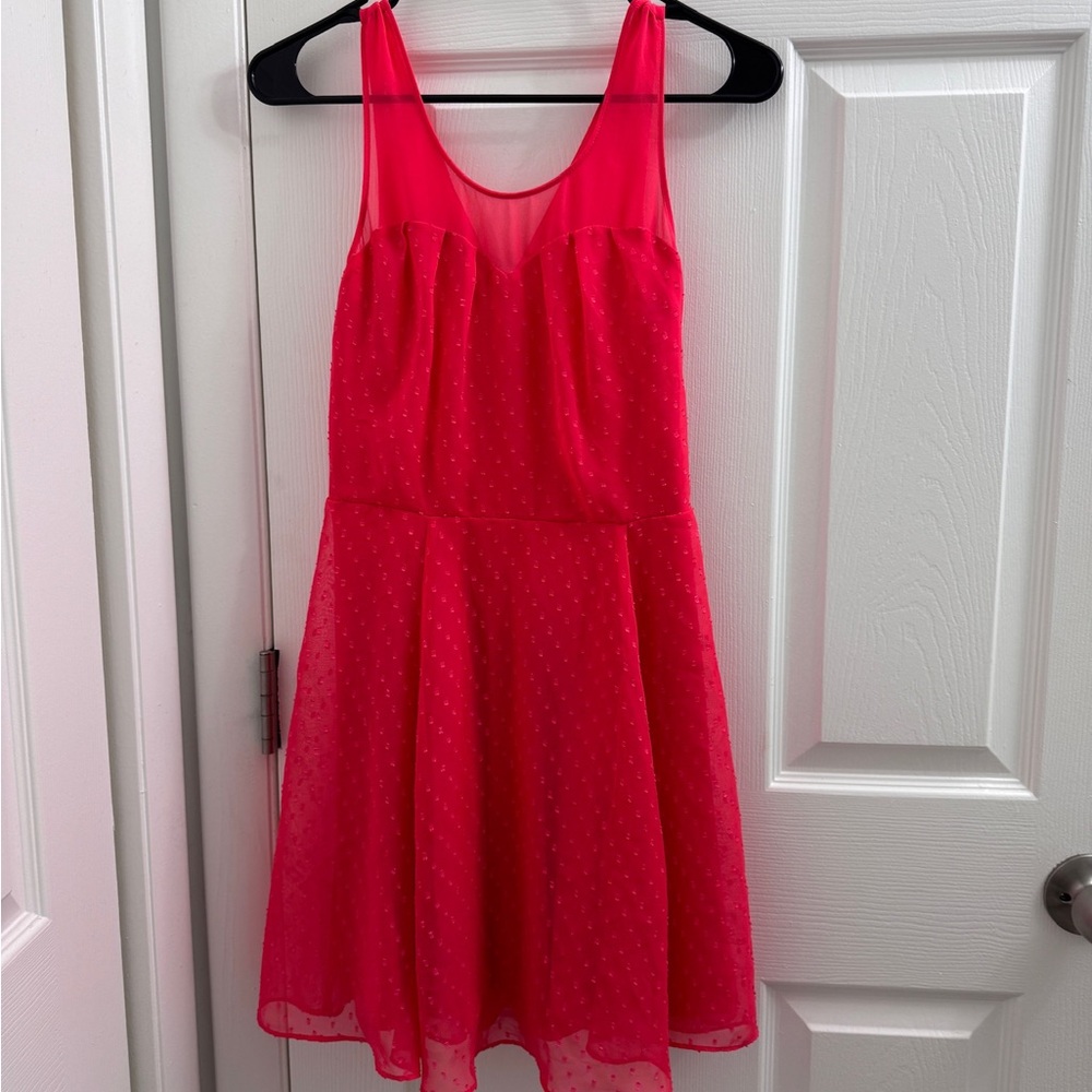 Express Bright Pink Formal Dress